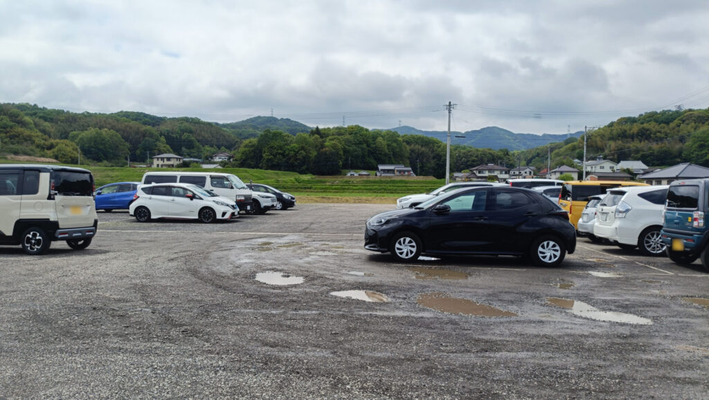 香川うどん巡り　山越うどん　駐車場