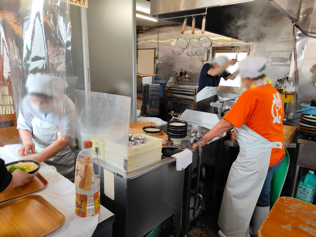 香川うどん巡り　山越うどん　注文