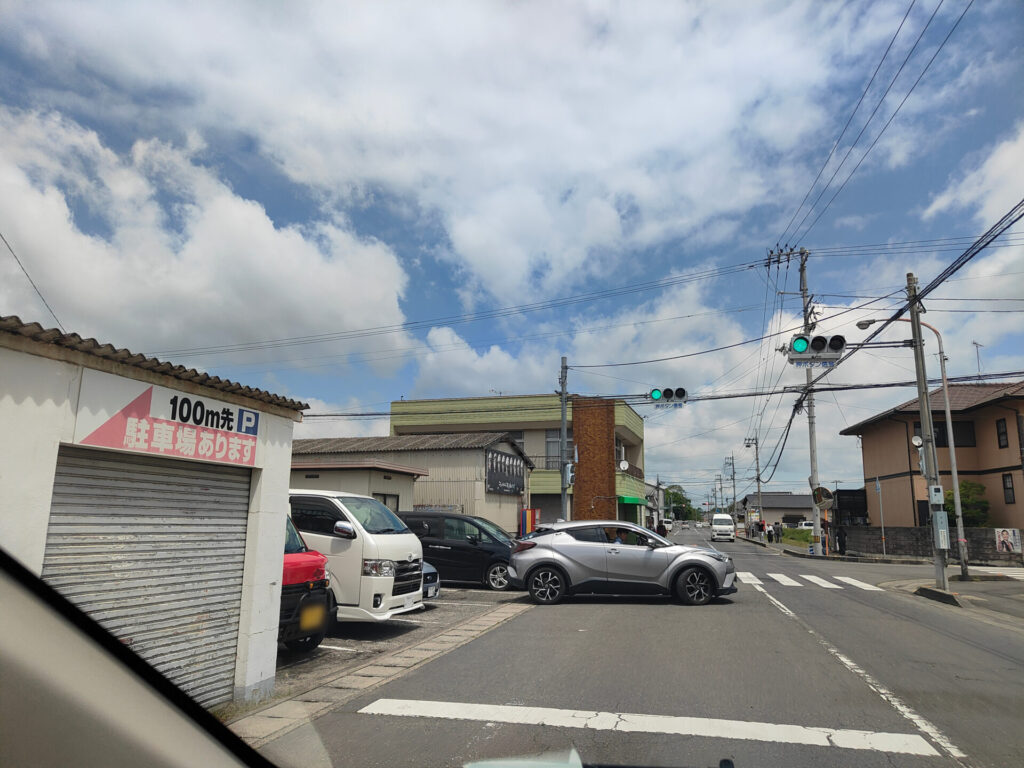 香川うどん巡り　山越うどん　駐車場