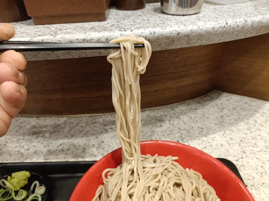 浅草グルメ　名代富士そば　もりそば