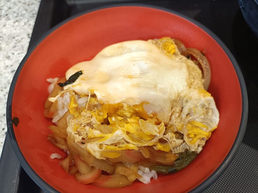 浅草グルメ　名代富士そば　ミニたまご丼
