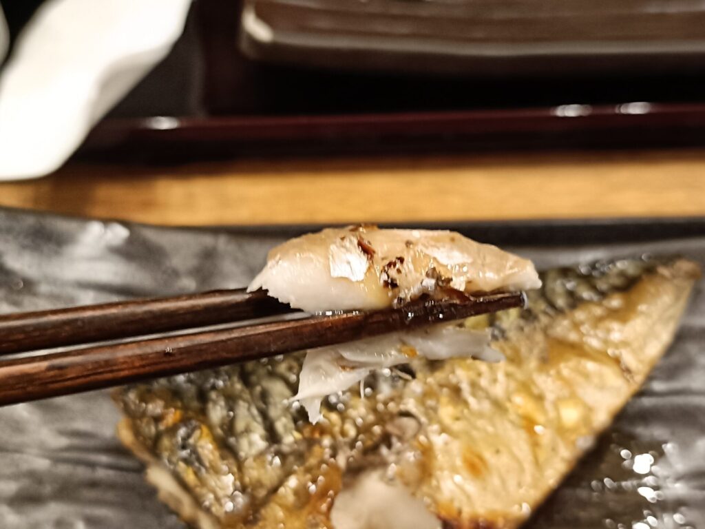 浅草和食グルメ　しんぱち食堂浅草店　サバ