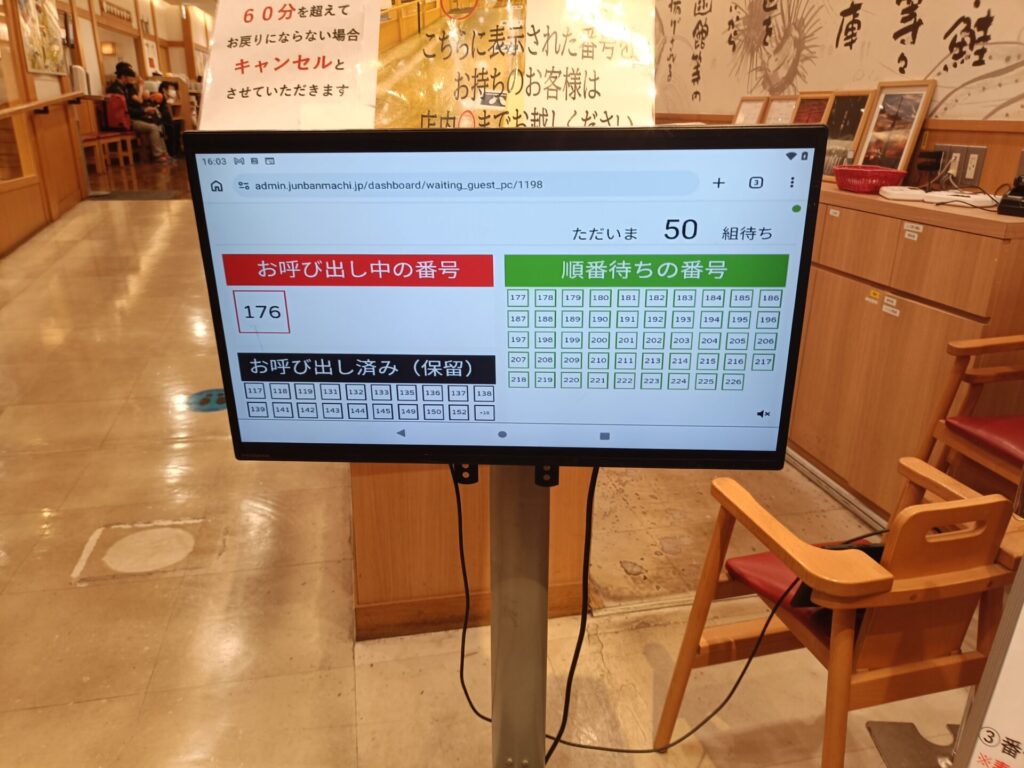 スカイツリー 回転寿司トリトン行列