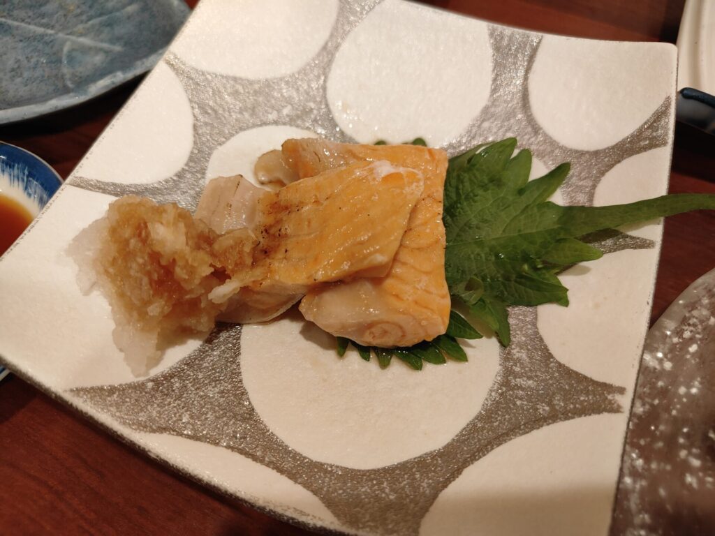 浅草グルメ　天ぷら　浅草天彩（あまいろ）　天ぷら定食　焼き魚