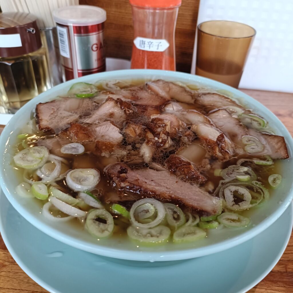 浅草生田庵　ちゃん系ラーメン　チャーシュー麺