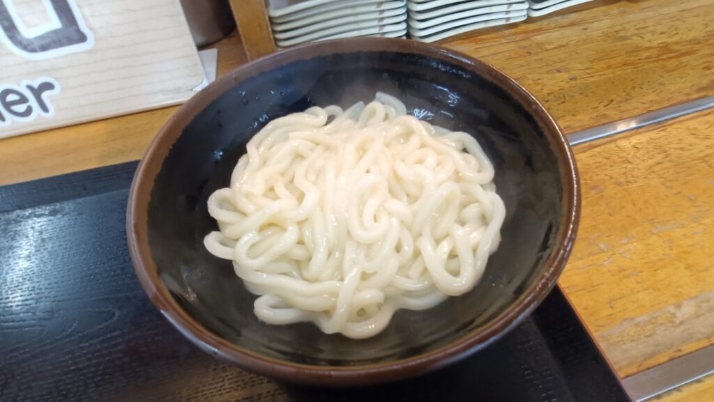 さか枝うどん春日店　釜かけうどん