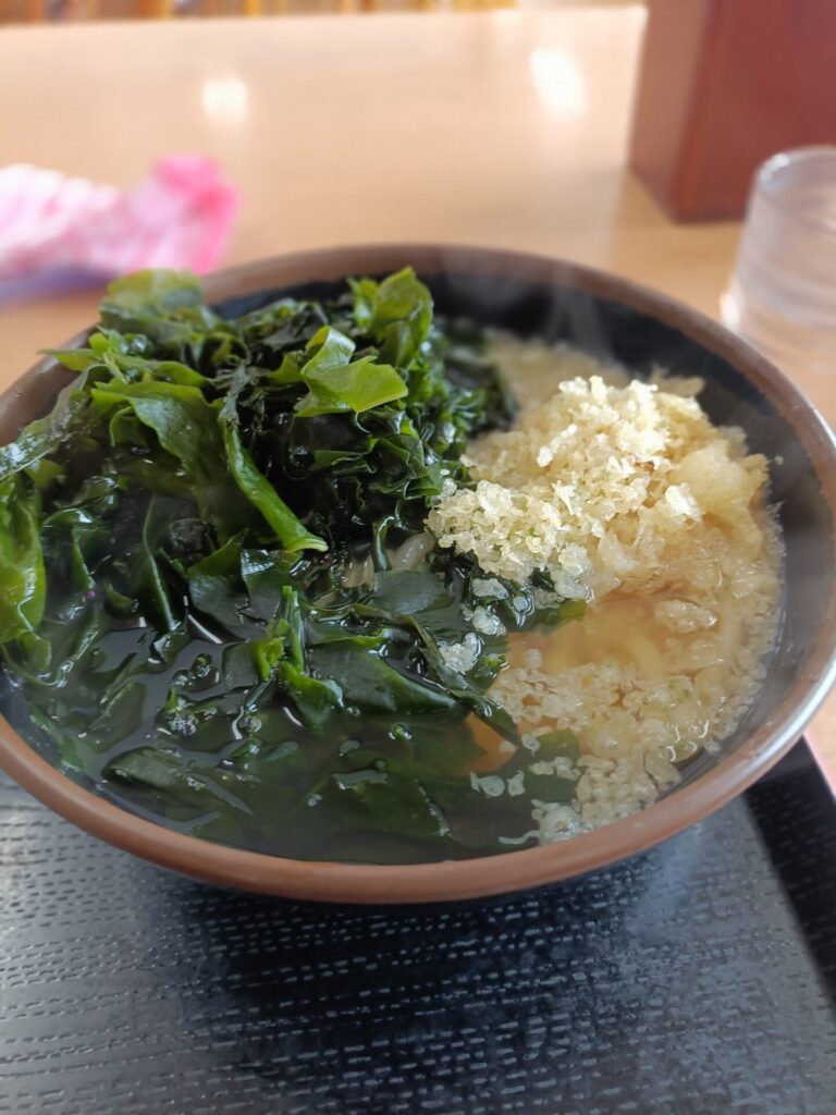 さか枝うどん春日店　釜かけうどん