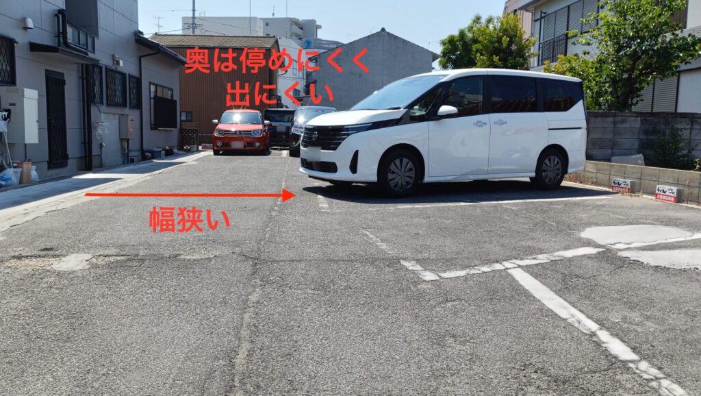 手打ち十段うどんバカ一代　駐車場
