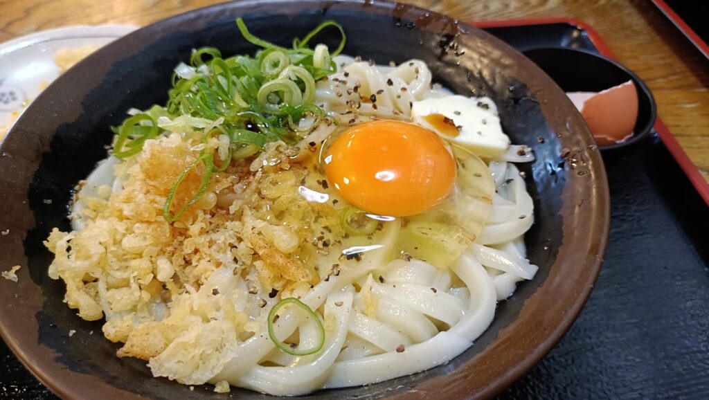 手打ち十段うどんバカ一代　釜バターうどん