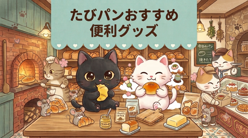 たびパンでおすすめする便利グッズ