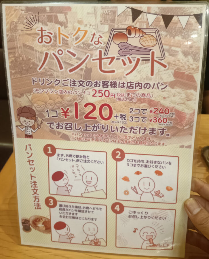 高知おすすめパン屋、ベイクショップモンブランお得に食べられるパンセットの解説
